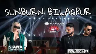 Sunburn Bilaspur 2022 Siana Catherine,  Project 91 , Farhan Hasmi , mad music Live Dj Performance 4k