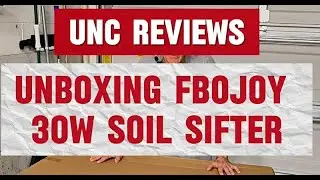 Unboxing of the FBOJOY 30W Automatic Soil Sifter 🌱⚡ Rock, Sand & Compost Made Easy