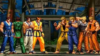 The King of Fighters (MUGEN) | Kim Kapwan vs Ryo Sakazaki Team