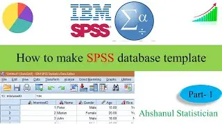 How to make SPSS database template, Bangla Tutorial for beginners || Part-1