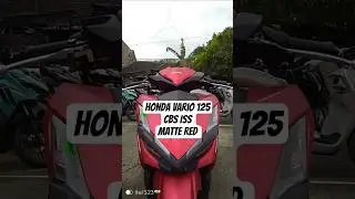 New Honda Vario 125 CBS ISS Matte Red melayani pembelian:✅ CASH & Credit