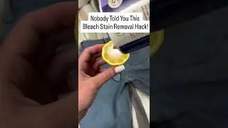 Don&rsquo;t Panic! Remove Bleach Stains Easily!&rdquo;