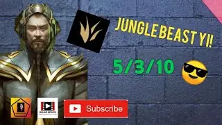 JUNGLE BEAST MASTER YI!!! | LEAGUE OF LEGENDS: WILD RIFT GAMEPLAY VIDEO/MONTAGE