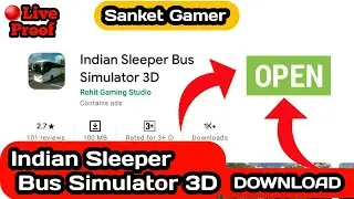 Indian Sleeper Bus Simulator 3d Download on android in Hindi By Sanket Gamer 2021
