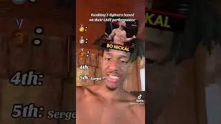 My best list ever? #ufc #mma #combatsport #ranking #blindranking #martialarts