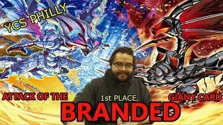 Yu-Gi-Oh! 1st PLACE ATK OF THE GIANT CARD ~ BRANDED DECK PROFILE