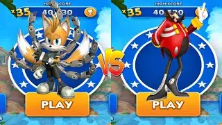 Sonic Dash - Tails Nine New Sonic Prime Event Character Unlocked vs Eggman Boss - All 67 Characters