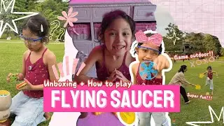 UNBOXING & HOW TO PLAY FLYING SAUCER KIDS TOYS