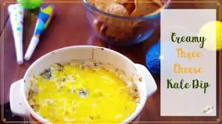 Creamy Three Cheese Kale Dip