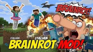 Minecraft but It&rsquo;s Full of ITALIAN MEMES 😂 | Brainrot Mod Review