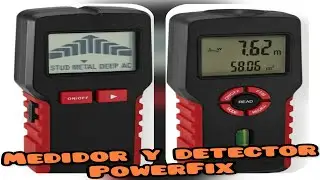 Unboxing Powerfix multi-material detector and laser tape measure.