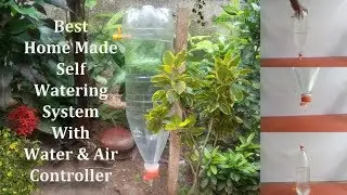 How to Make Best Self Watering System For All  Plants With Air & Water Controller//GREEN PLANTS