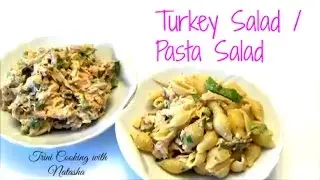 Trini Turkey Salad/ Pasta Salad from left over Turkey - Episode 286