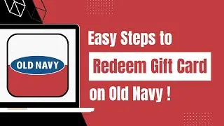 How To Redeem Old Navy Gift Card Online !