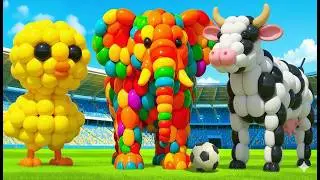 Disney Toys Review 🐭✨|Mickey Mouse Clubhouse Playset🎠🎈|Zoo Animals Toys🦁🐵🦓|Inflatable Triceratops 🦖🤣