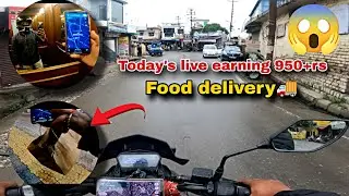 food delivery in dehradun😱!! Today's live earning in Zomato🤑!! Zomato food delivery🚚