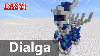 Minecraft┃How to build Pokémon(Dialga)