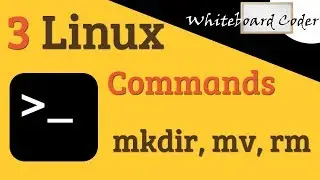 3 linux commands: mkdir, mv, rm