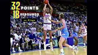 Suns vs Kings 3/2/1989 (Highlights) - Tom Chambers 32 Points 18 Reb