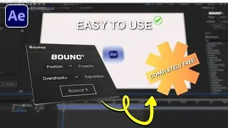 Completely Free After Effects Script | Bounce Animation With a One Click