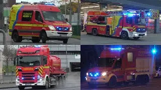 [NEUE DREHLEITER IM DIENST] WLF,GW-W und mehr Einsatzfahrten der Berufsfeuerwehr Mülheim🔥🚨🚒