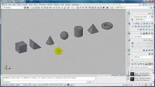 AutoCAD 3D Modelling - Creating 3D Primitives