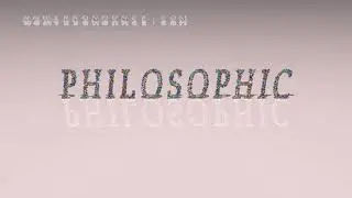 philosophic - pronunciation