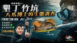 屏東漁獵第一章：墾丁竹坑 八爪博士的生態調查！#打魚 #漁獵 #自潛 #墾丁景點 #spearfishing