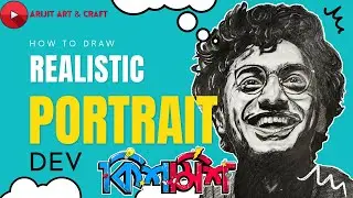 Kishmish | Dev (Deepak Adhikari ) New Look Drawing Time-Lapse | Simple Pencil Sketch