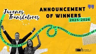 2025-2026 Juvenes Translatores Winners Announcement