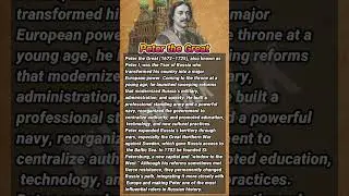 Peter the Great &ndash; Russia&rsquo;s Window to the West(A2) #EnglishShorts #HistoryInEnglish