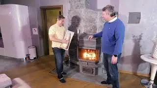 Рассказ об уникальном камине Nunnauuni и банной печи.
