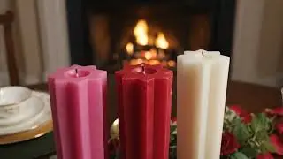 12&rdquo; Tall Large Pillar Candle | 75+ Hour Burn | Perfect Valentine&rsquo;s & Galentine&rsquo;s Gift 🕯️✨