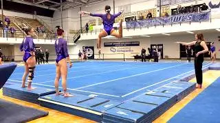 Stationary iPhone 12 ProMax SCSU Bridgeport College Gymnastics February 15 2026 #sports #video