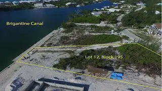 Deep Water Canal Lot 12, Block 195 with Dock, Brigantine Bay, Treasure Cay, Abaco, Bahamas