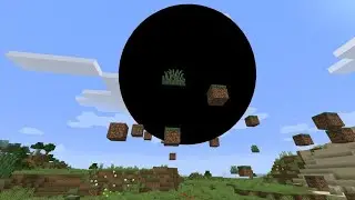 Command Block Tutorial -  How To Spawn MEGA BLACK HOLE IN MINECRAFT NO MOD NO ADDON