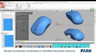 FARO Scan-To-CAD Conception de produits : r&eacute;tro-ing&eacute;nierie d'une souris d'ordinateur