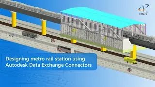 Rail metro station design case study : Autodesk Data Exchange in action