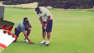 High soft wedge shots over bunkers by Paul Buchanan