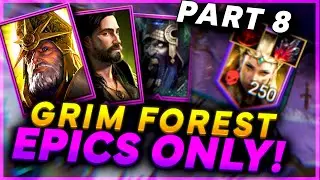 I DID IT! How I Completed Grim Forest With Epics Only Champions! | Raid Shadow Legends