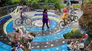naked bike ride & solstice parade in seattle!
