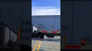 Canadian National Freight Train With DPU Blasting Through Plainfield