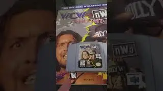 Retro Nintendo n64 wcw vs nwo world tour  book  video game 