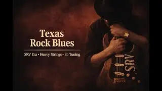Texas Rock Blues | SRV Era &bull; Heavy Strings &bull; Eb Tuning | 1 Hour Rock Blues