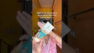 Day 3 of Sunscreen Review🌞#shorts #youtube #sunscreen #pilgrim #review #skincare #viralvideo