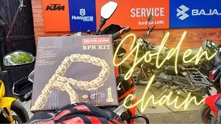 Rolon BPR Golden Brass Chain & Sprocket Kit!