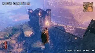 Huge valheim Castle Build in the Plains