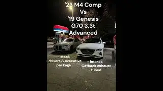 2019 Genesis G70 vs 2024 M4 Competition
