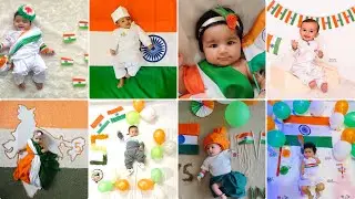 Independence Day Theme Baby Photoshoot ideas | August 15 Theme Baby Photoshoot Baby Photoshoot ideas