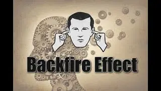 The Backfire Effect! In action.